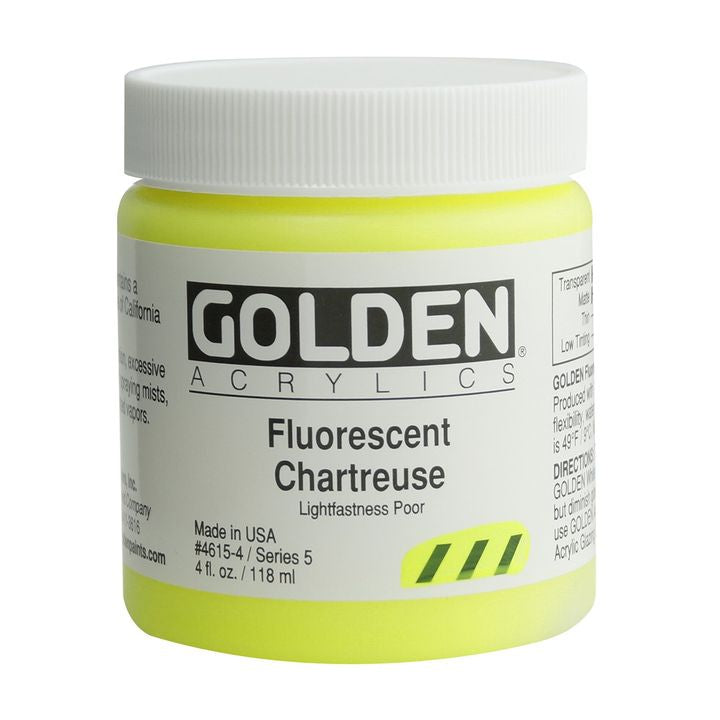 vopsea acrilica fluorescenta cu corp greu golden ro gdnhbfl118