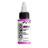 vopsea acrilica fluorescenta golden high flow 30 ml ro gdnhffl30