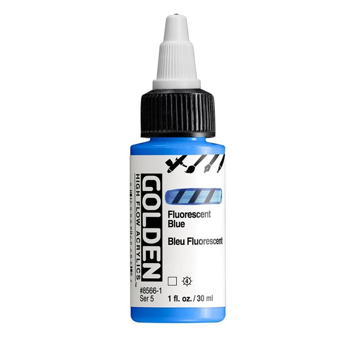 vopsea acrilica fluorescenta golden high flow 30 ml ro gdnhffl30