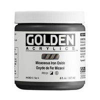 vopsea acrilica golden heavy body micaceous iron oxide 118 ml ro gdnhbir118