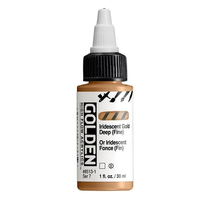 vopsea acrilica iridescenta golden high flow 30 ml ro gdnhfir30