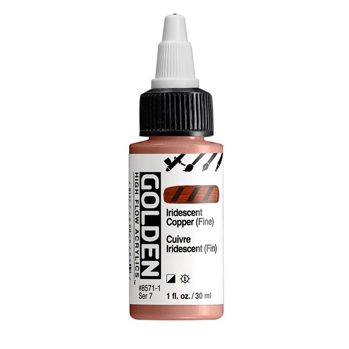 vopsea acrilica iridescenta golden high flow 30 ml ro gdnhfir30
