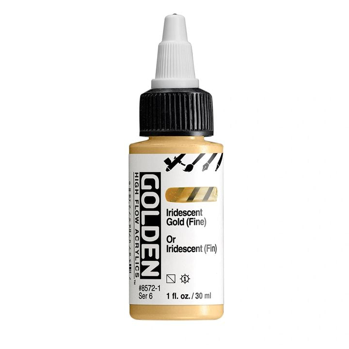 vopsea acrilica iridescenta golden high flow 30 ml ro gdnhfir30