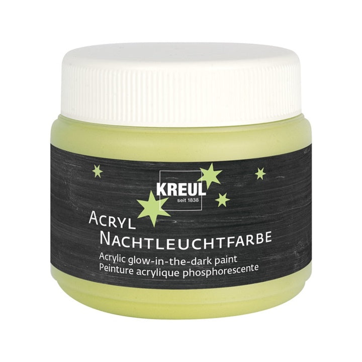 vopsea acrilica kreul care straluceste in intuneric 150 ml ro krl74347