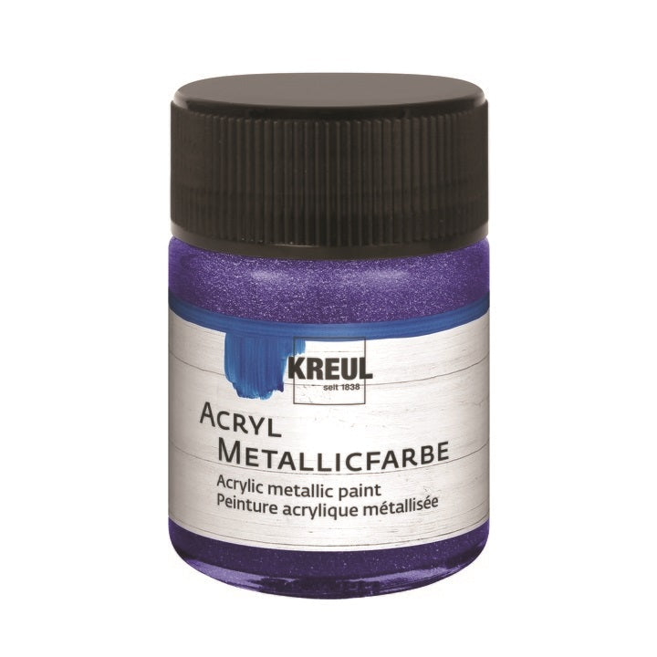 vopsea acrilica kreul metallic 50 ml ro krl775met