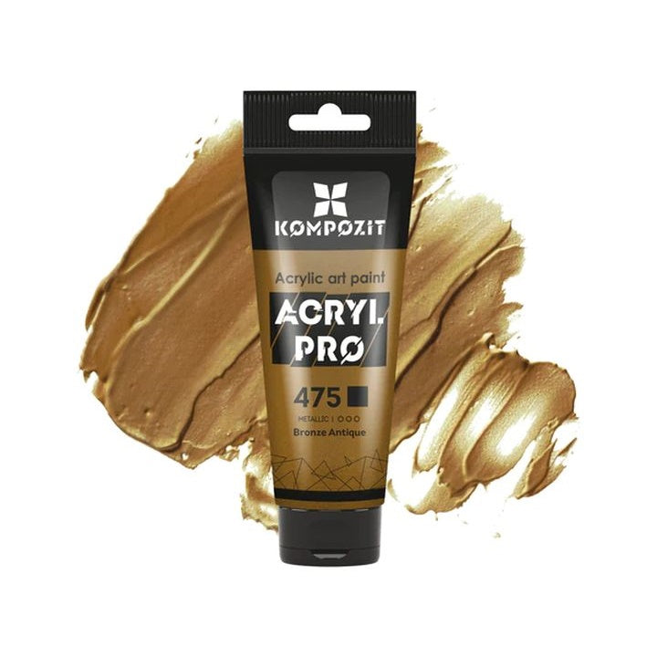 vopsea acrilica metalica acryl pro art composite 75 ml ro kztmetallic75