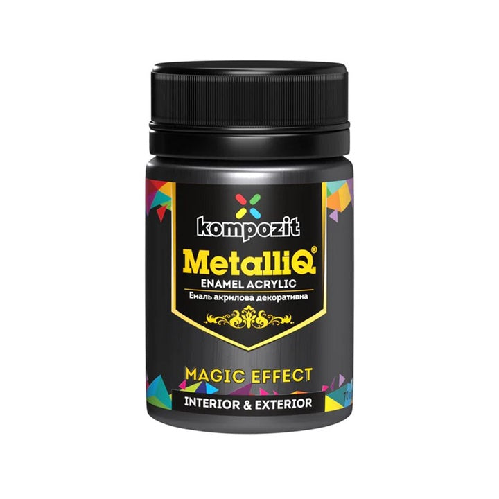 Vopsea acrilică MetalliQ Kompozit cu efect metalic 70g - Platină