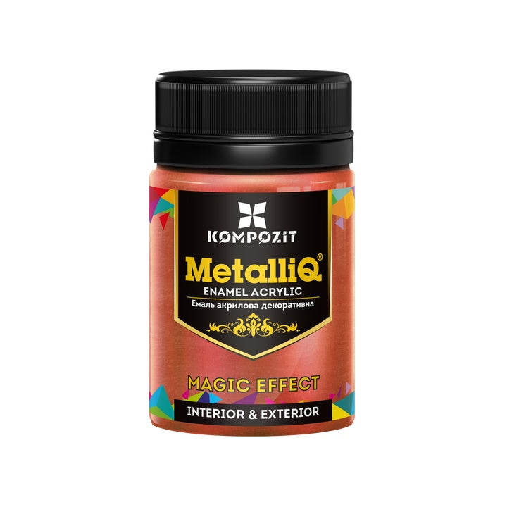 Vopsea acrilică MetalliQ Kompozit cu efect metalic 70g - cupru