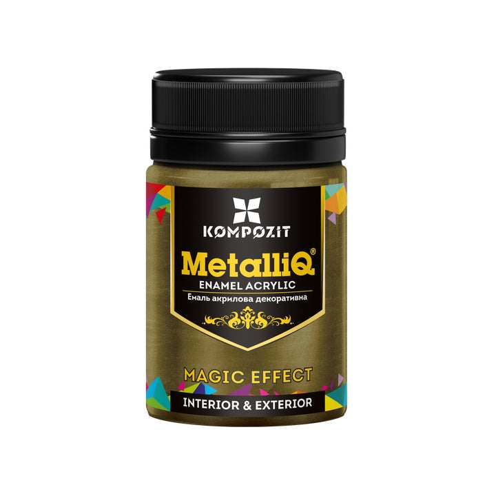 Vopsea acrilică MetalliQ Kompozit cu efect metalic 70g - Aur roman