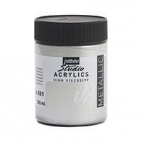 Vopsea acrilică Pebeo Studio 500 ml – Argintiu