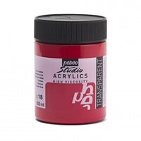 Vopsea acrilică Pebeo Studio 500 ml – Carmin naftol