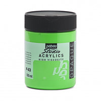 Vopsea acrilică Pebeo Studio 500 ml – Verde de cadmiu