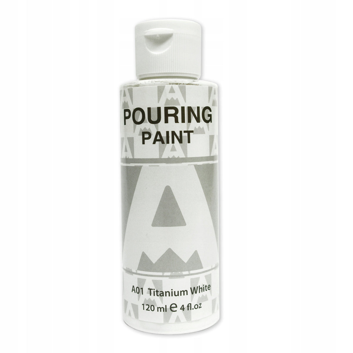 Vopsea acrilică Phoenix Aureuo pentru pouring, 120 ml – alb titan