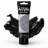 Vopsea acrilică Phoenix Heavy Body 100 ml | culori diverse – negru / 793