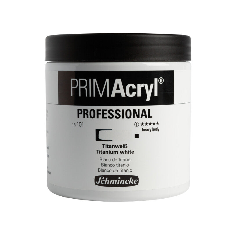 Vopsea acrilică Schmincke PRIMAcryl Professional 474 ml – Titanium white
