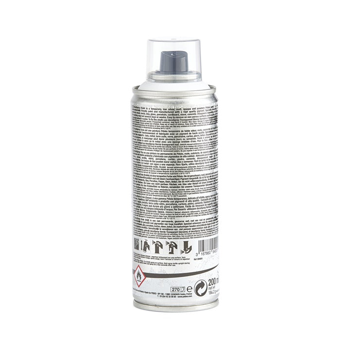 vopsea acrilica spray pentru creta pebeo 200 ml alb ro pbo094001