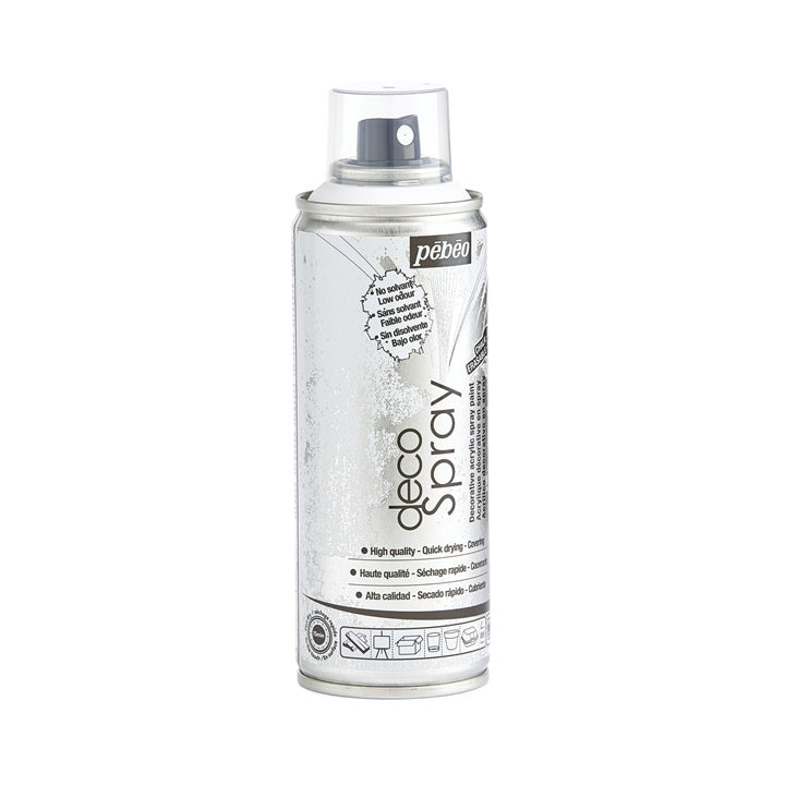 vopsea acrilica spray pentru creta pebeo 200 ml alb ro pbo094001
