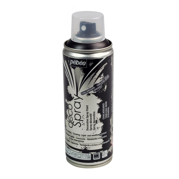 vopsea acrilica spray pentru creta pebeo 200 ml negru ro pbo094003