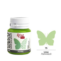 vopsea decorativa acrilica rosa talent pearl 20 ml ro rsk220