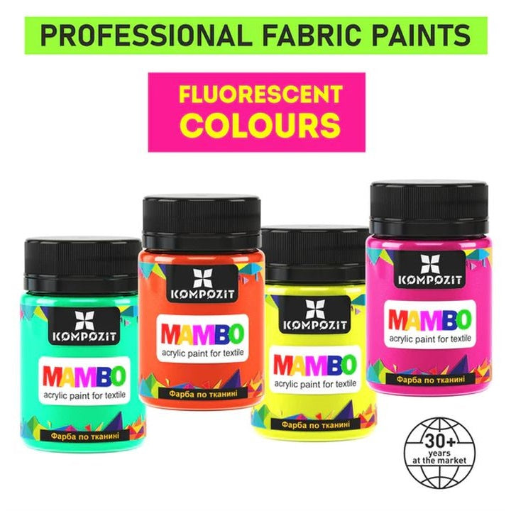 vopsea fluorescenta mambo pentru textile si piele 50 ml ro kztfmmb50