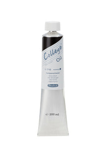 Vopsea în ulei Schmincke College Oil 200 ml – 710 Negru de fum