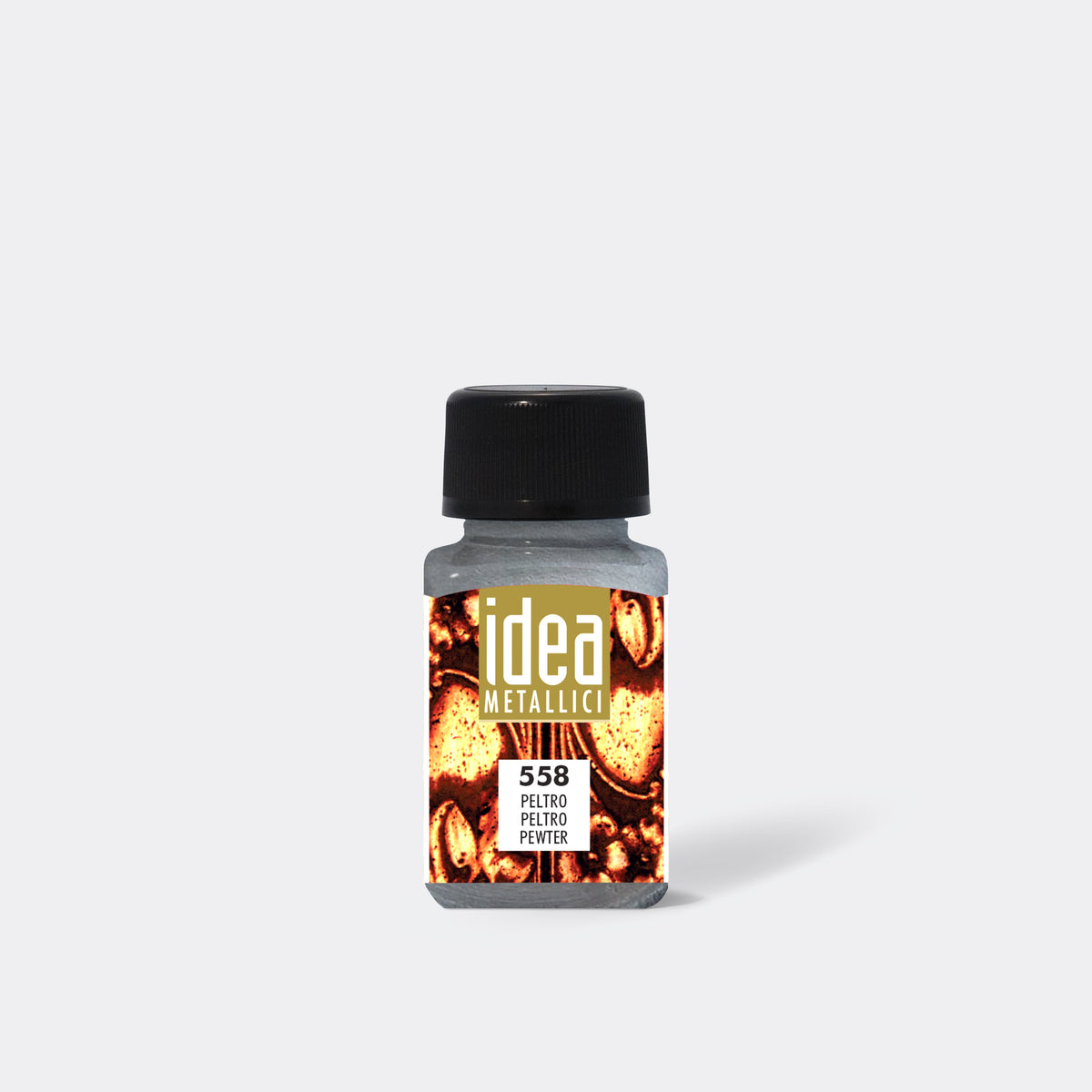 Vopsea metalică lichidă MAIMERI Idea Metallici 60 ml – Cositor