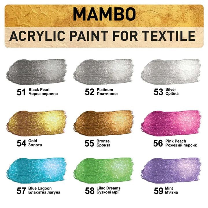 vopsea metalica mambo pentru textile si piele ro kztmmmb50