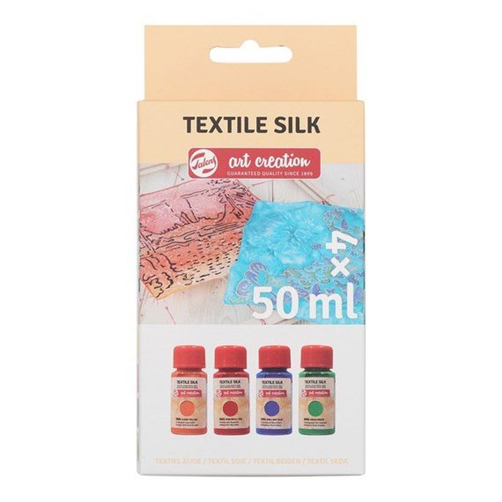vopsea pentru matase talens art creation basic set 4 x 50 ml ro rtl403900001