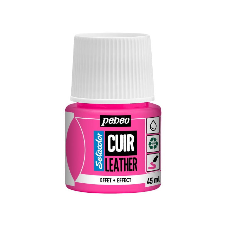 vopsea pentru piele pebeo setacolor effect 45 ml ro pbo295