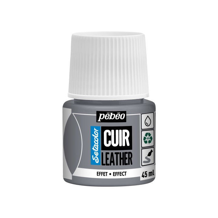 vopsea pentru piele pebeo setacolor effect 45 ml ro pbo295