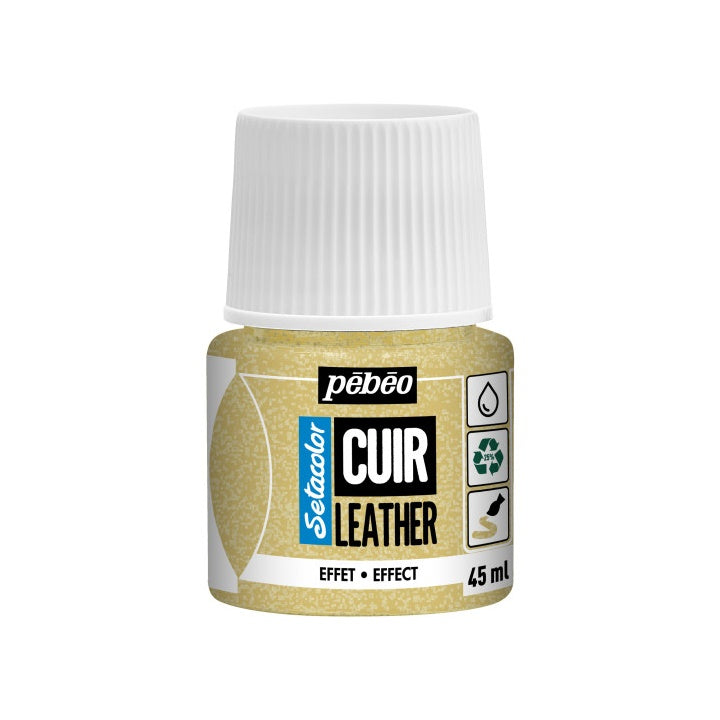 vopsea pentru piele pebeo setacolor effect 45 ml ro pbo295