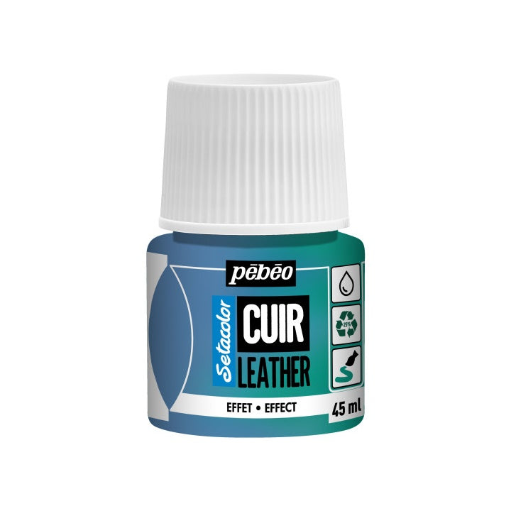 vopsea pentru piele pebeo setacolor effect 45 ml ro pbo295