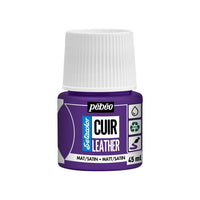 vopsea pentru piele pebeo setacolor matt satin 45 ml ro pbo2956