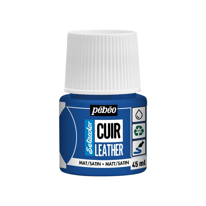 vopsea pentru piele pebeo setacolor matt satin 45 ml ro pbo2956