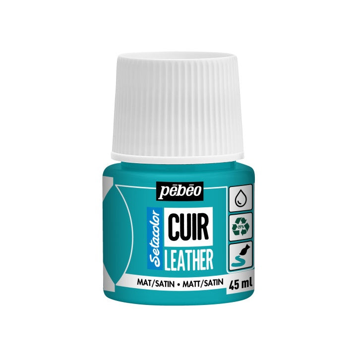 vopsea pentru piele pebeo setacolor matt satin 45 ml ro pbo2956