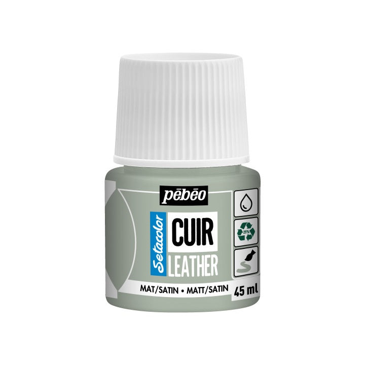 vopsea pentru piele pebeo setacolor matt satin 45 ml ro pbo2956