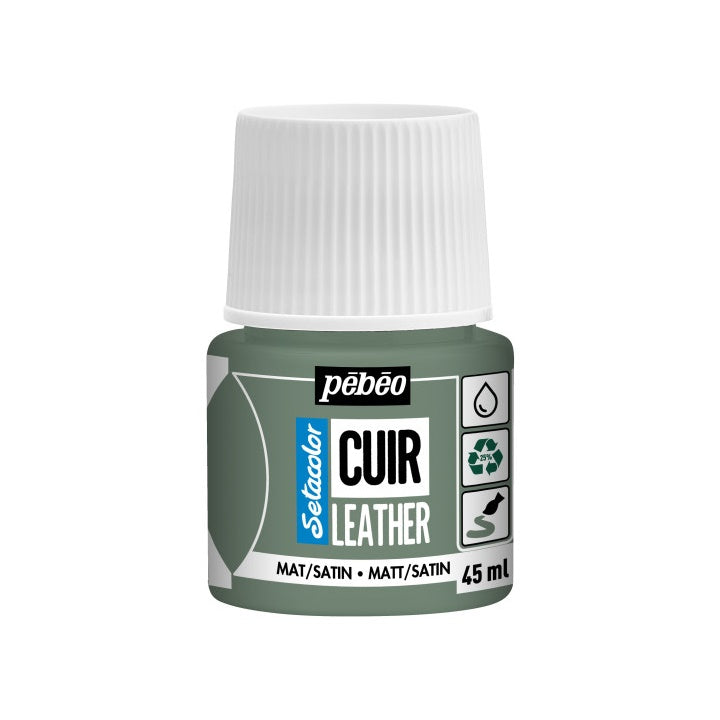 vopsea pentru piele pebeo setacolor matt satin 45 ml ro pbo2956