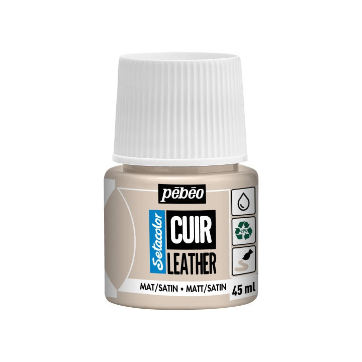 vopsea pentru piele pebeo setacolor matt satin 45 ml ro pbo2956