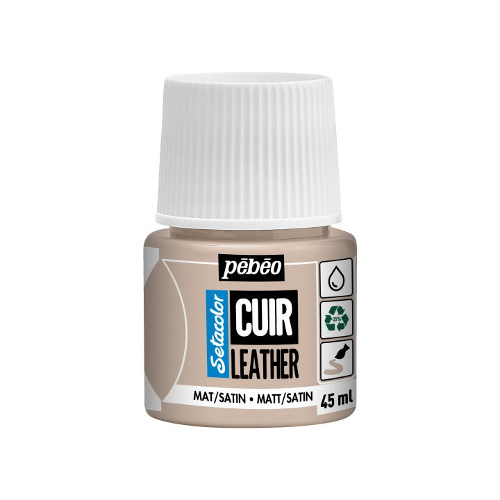vopsea pentru piele pebeo setacolor matt satin 45 ml ro pbo2956