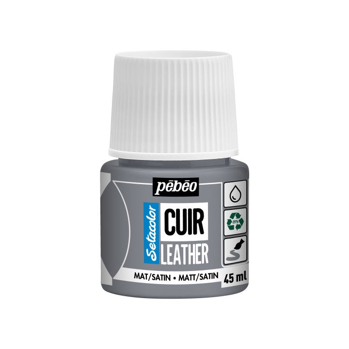 vopsea pentru piele pebeo setacolor matt satin 45 ml ro pbo2956