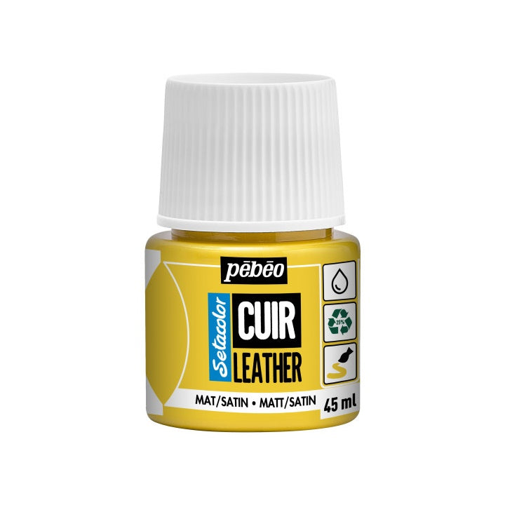 vopsea pentru piele pebeo setacolor matt satin 45 ml ro pbo2956