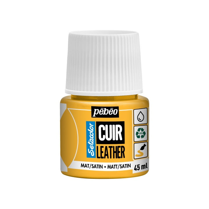 vopsea pentru piele pebeo setacolor matt satin 45 ml ro pbo2956