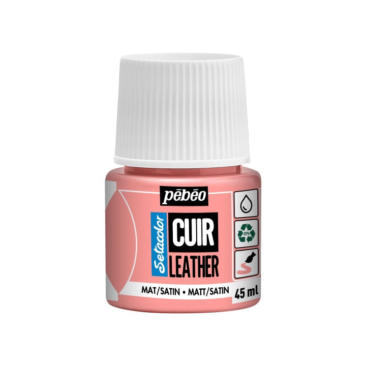 vopsea pentru piele pebeo setacolor matt satin 45 ml ro pbo2956