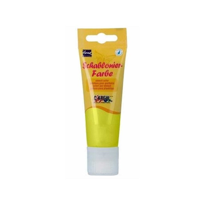 Vopsea pentru șabloane Kreul 75 ml - lămâie