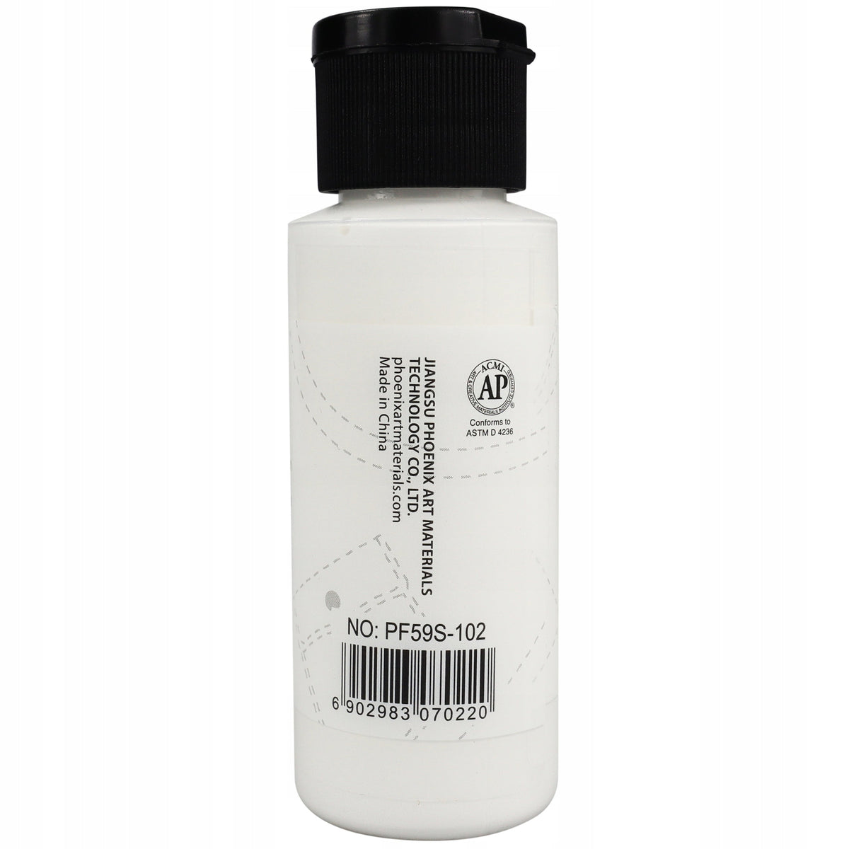 Vopsea pentru textile Phoenix 59 ml albă