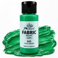 Vopsea pentru textile Phoenix 59 ml | culori diverse – verde / 505