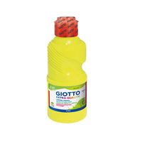 Vopsea tempera fluorescentă GIOTTO Extra Quality Fluo 250 ml – galben