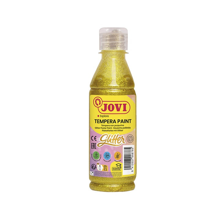 vopsea tempera lichida cu sclipici jovi 250 ml ro jov517