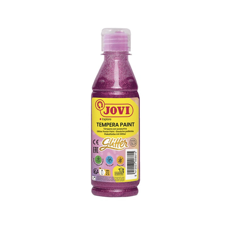 vopsea tempera lichida cu sclipici jovi 250 ml ro jov517