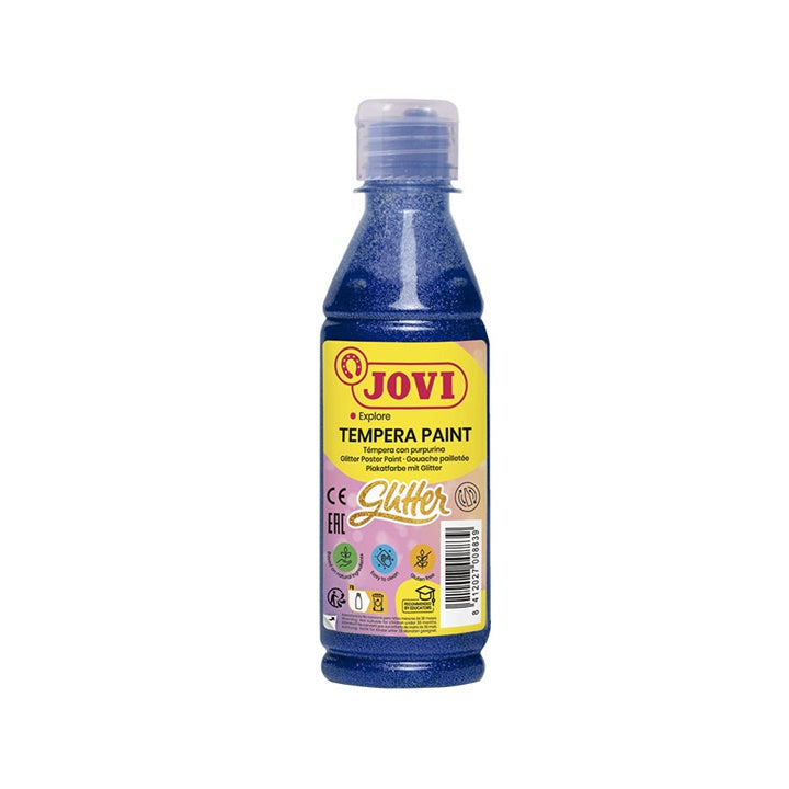 vopsea tempera lichida cu sclipici jovi 250 ml ro jov517